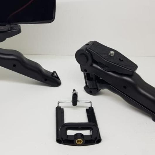 ➩ Tripod Tangan Mini Tripod DSLR Hand Tripod Camera + Holder Hp Holder U ✲