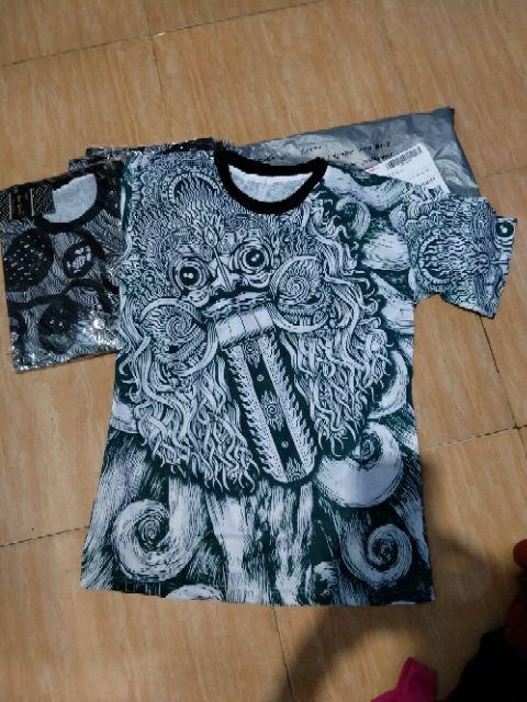 Kaos Batik Barong Warna Motif Barong
