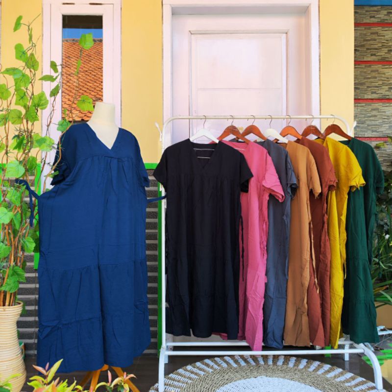 daster homie daster susun3 midi dress daster polos daster casual