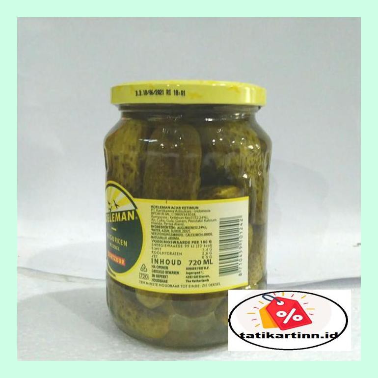 

T4Tksot Acar Timun 720 Ml Brand Koeleman Gerkin Sotytat