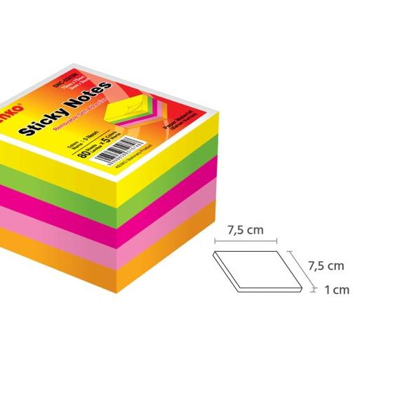 

☀ SOS Sticky Note KENKO SNC-0303 (Neon) / Stick Note / Post It ♖