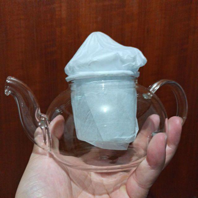 400ml Heat-resistant Teapot Glass Kettle With Removable Infuser