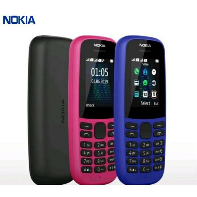 Nokia 105 2019 4th Generation Garansi TAM | Shopee Indonesia