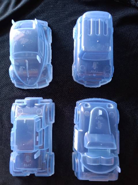 Ready isi 4 Cetakan Nasi Karakter Agar puding mobil hewan robot
