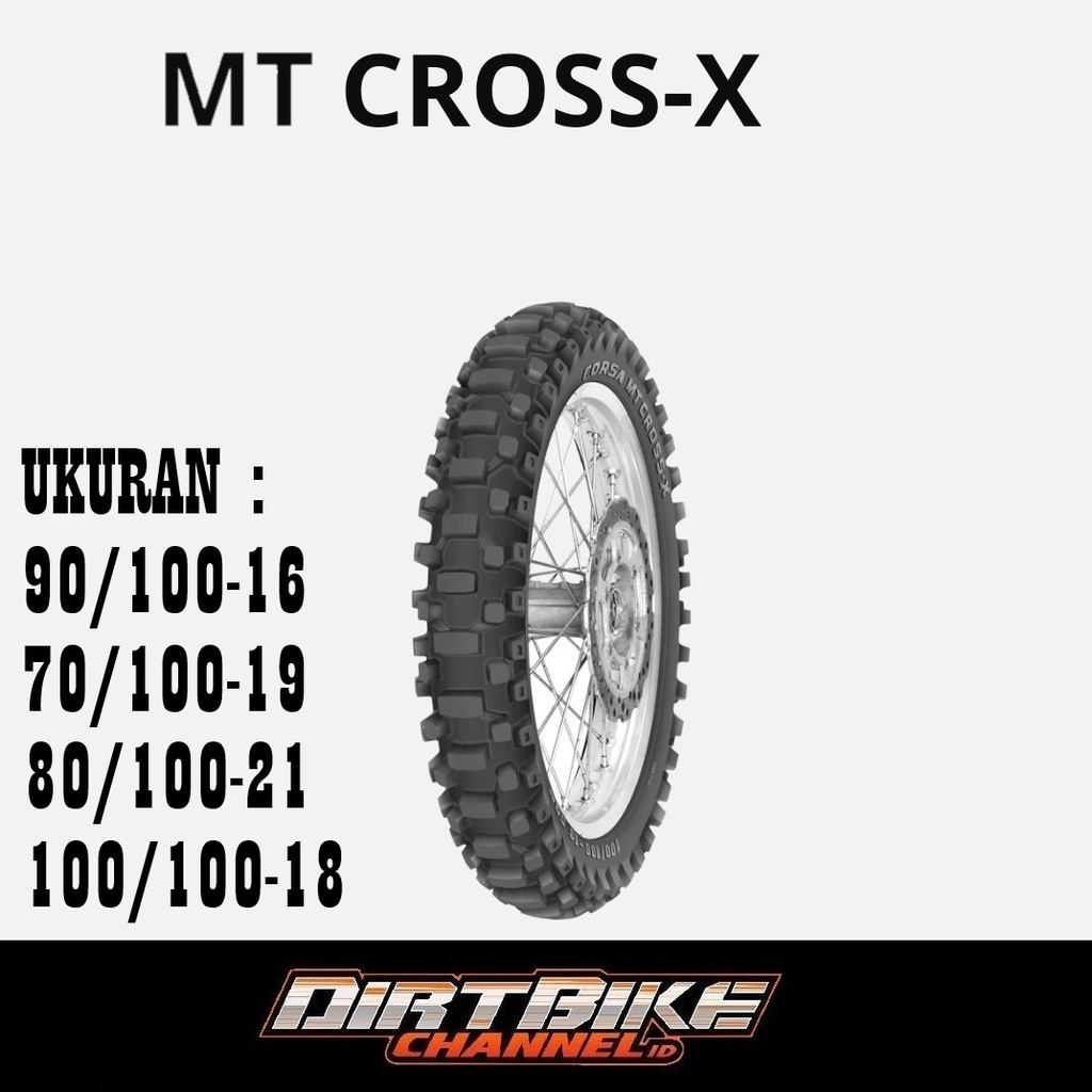 BAN LUAR CORSA MT CROSS X VELG RING 16 19 18 21 Trail Cross KLX CRF WR