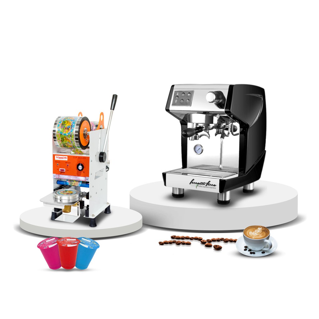 Paket Mesin Kopi Espresso Machine Cup - 37