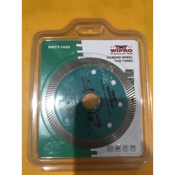 Diamond Wheel Wipro 4” Turbo / Pisau Potong Keramik / Diamond Wheel turbo / Pisau Potong granit