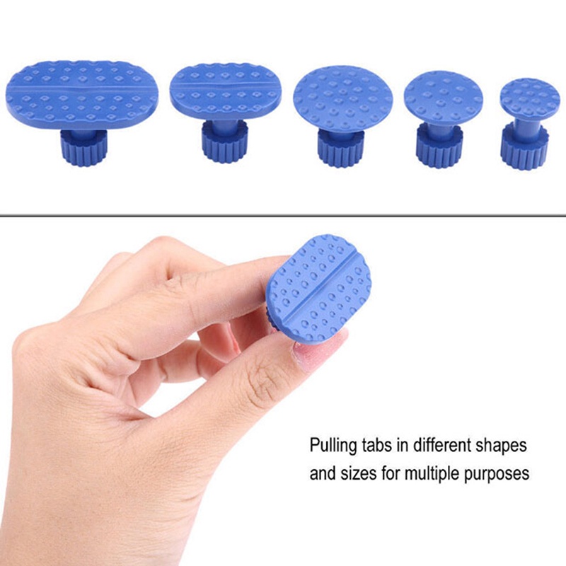 【Theredsunrisesiwy.id】1 Set(30pcs) Car Body Puller Tabs Pulling Paintless Dent Repair Removal Tool