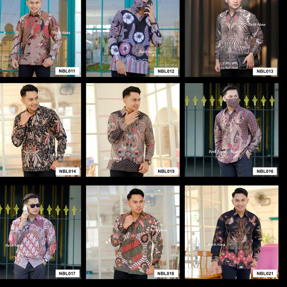 Dijamin Miring harga.. Kemeja Baju Batik Pria Lengan Panjang Kombinasi Keris Terbaru Prabuseno Terla