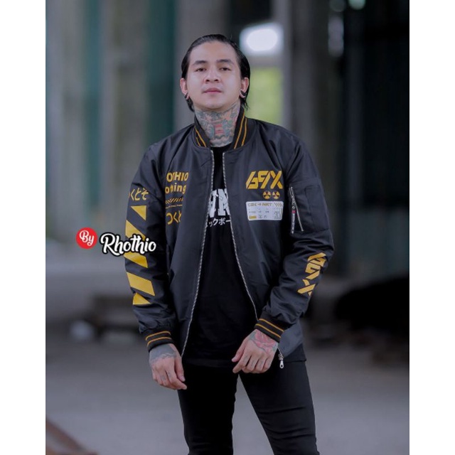 THE BOJIEL ORIGINAL Jaket Pria Sukajan Tiger Japan Bomber Terbaru