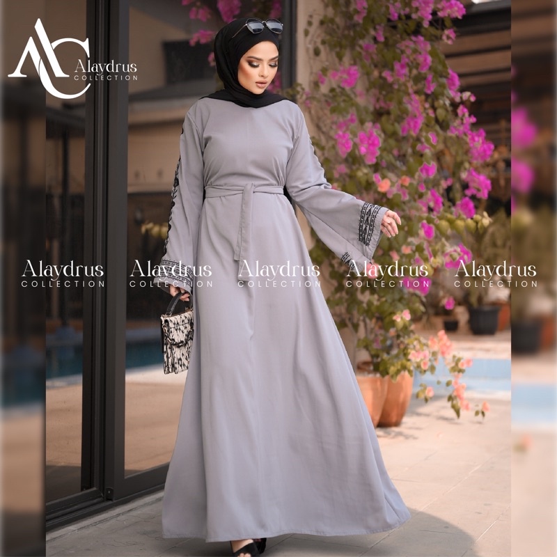 Abaya Bordir Saudi Abaya Turkey Hitam Gamis Dress Maxi Saudi 878