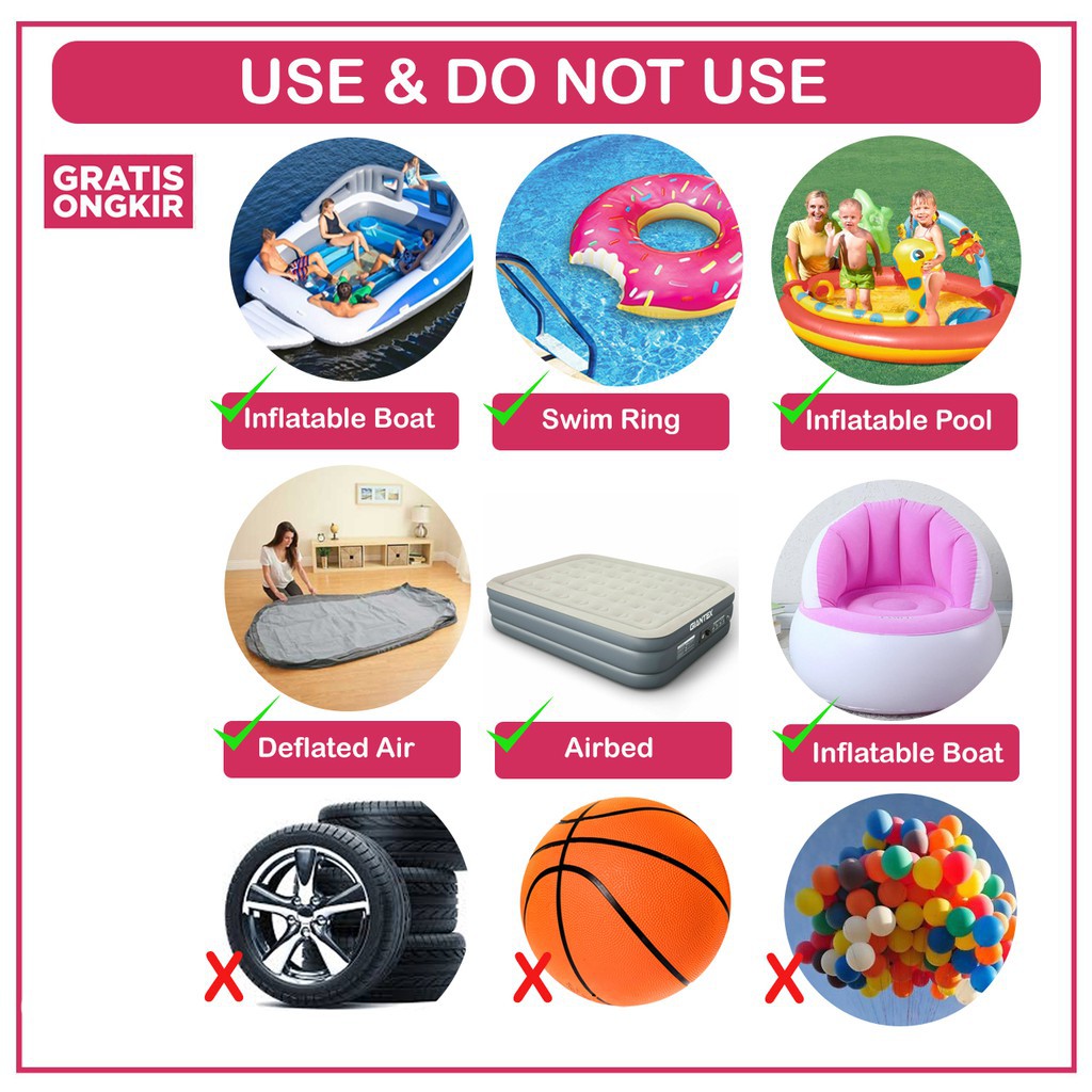 POMPA ANGIN ELEKTRIK / POMPA ANGIN / POMPA KASUR ANGIN ELEKTRIK / POMPA ELEKTRIK ANGIN / POMPA KASUR