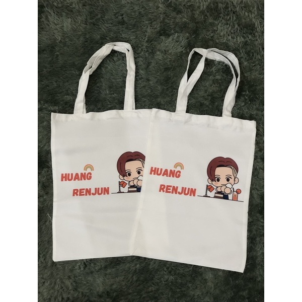 Tote Bag Kanvas Simple Cutie Character 7 NCT Dream // Cafe NCT Dream