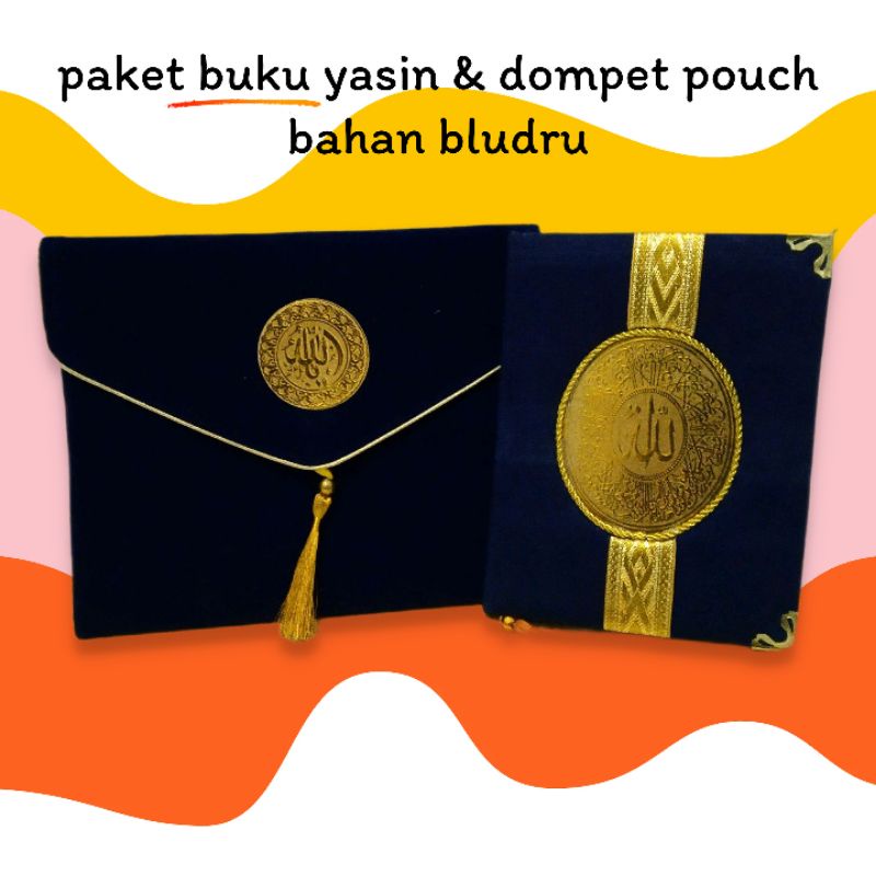 PAKET BUKU YASIN HARDCOVER & DOMPET POUCH BLUDRU