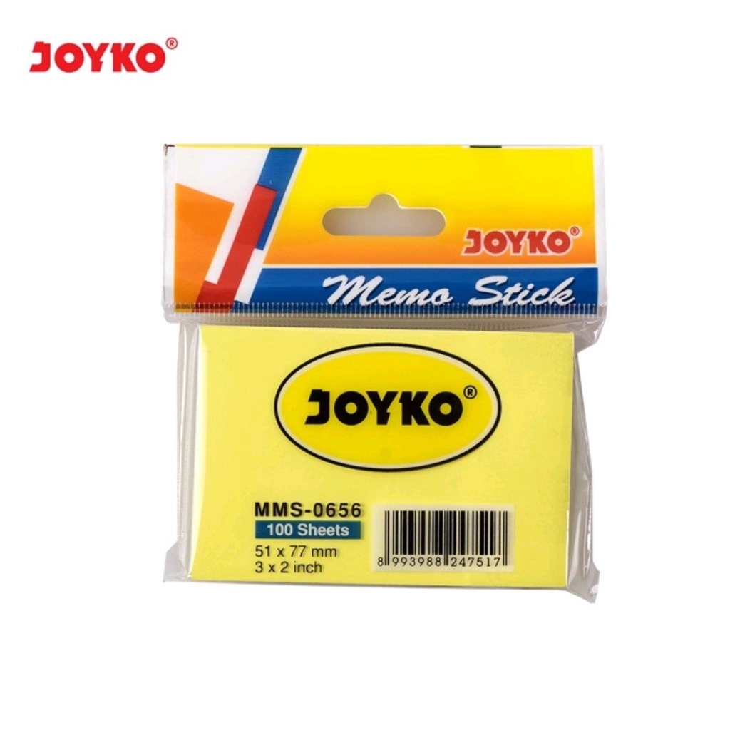 

Memo Stick / Sticky Notes / Kertas Memo / Memo Tempel Joyko MMS-0656