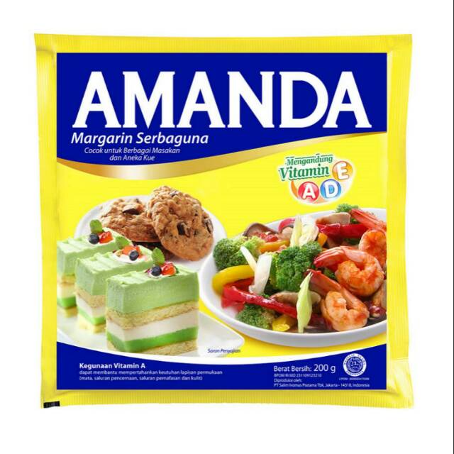 

AMANDA Margarin Dapur 200gr