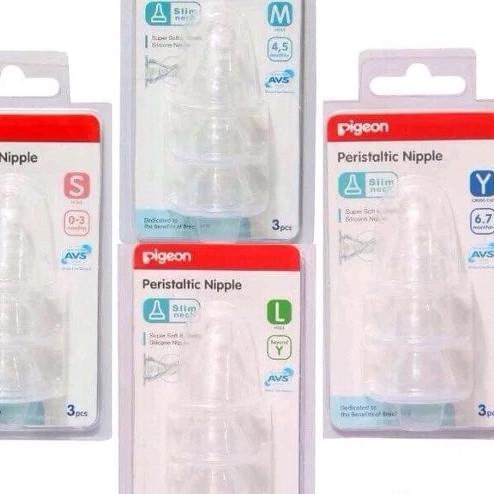 Pigeon Peristaltic Nipple Standard Neck isi 3 Nipple