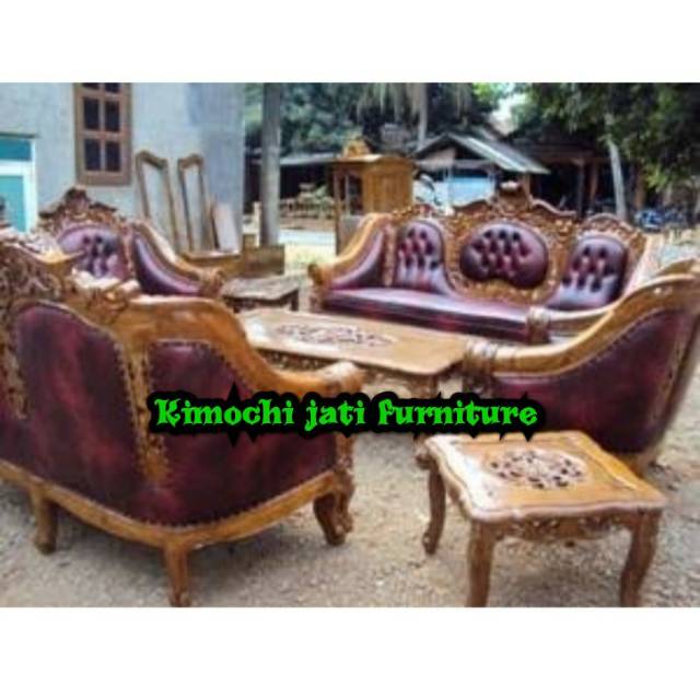 Kursi tamu ganesha kursi sofa ganesa sofa tamu mewah murah sofa ukir sofa ganesa jati mebel jepara