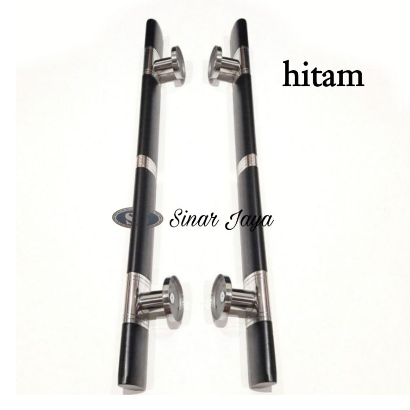 1 set handle pintu kunci pintu rumah minimalis gagang tarikan pintu stainless pegangan pintu kuputarung model oval murah