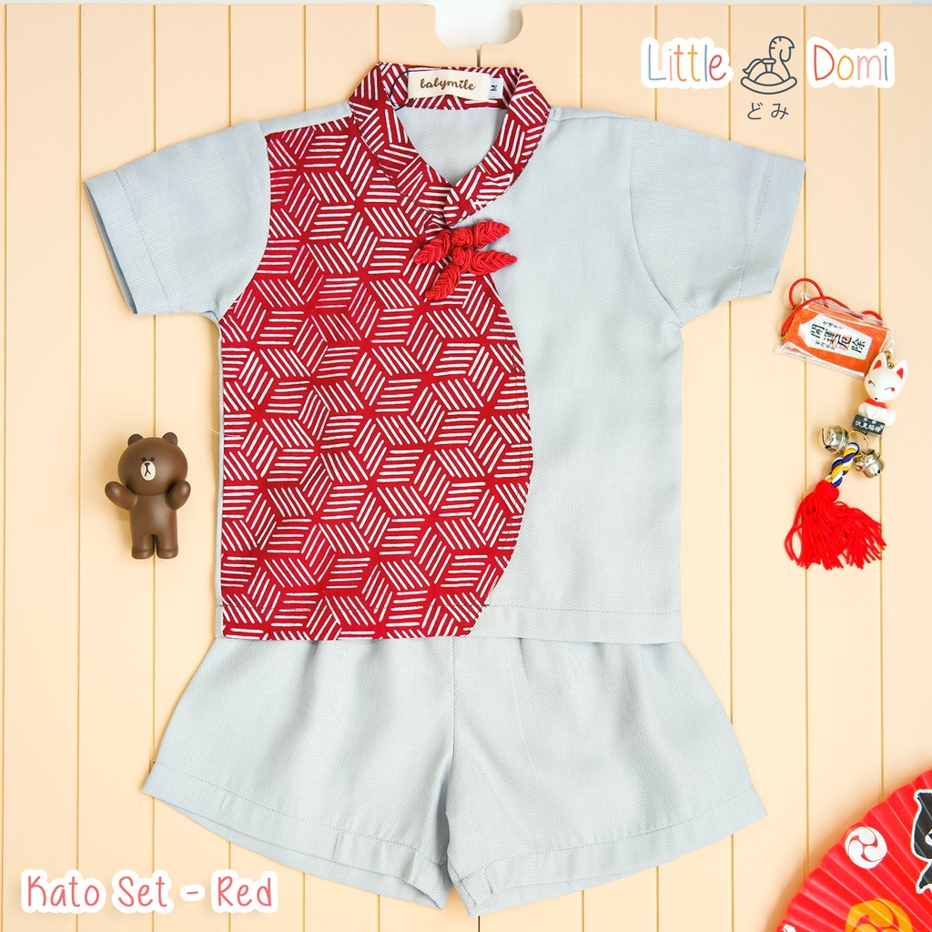 Kato Kimono Set ( Boy ) - Kimono Anak - Setelan Anak - Little Domi