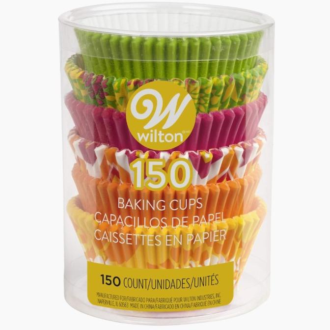 

/////] Wilton Neon Florals Collection Baking Cups, Pk-150