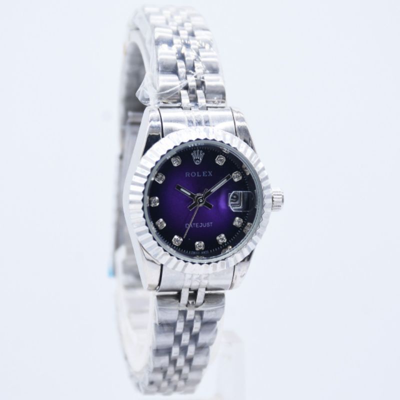 Jam Tangan Rolex Mesin Baterai Jam Tangan Wanita Fashion Rolex Premium Quality