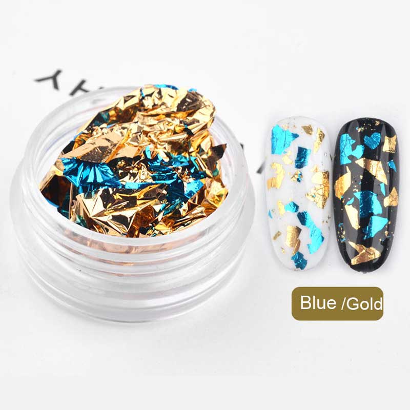 Nail Art Aluminium Foil Flakes