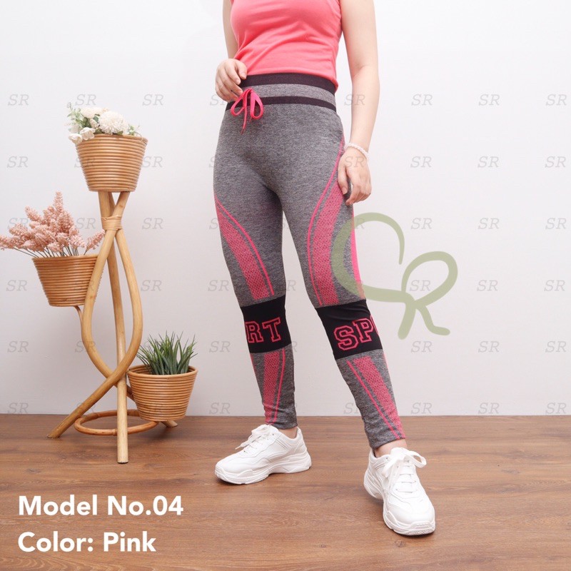 Legging Senam Misty Sport Import Celana Olahraga Wanita Melar Jumbo