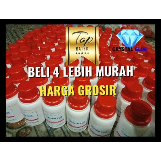 

TERLARIS LEM AKRILIK CRYSTAL GLUE KUALITAS HIGH LARIS