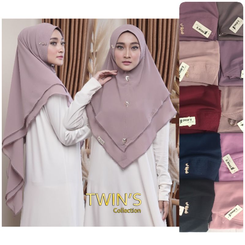 Khimar Twins Picot