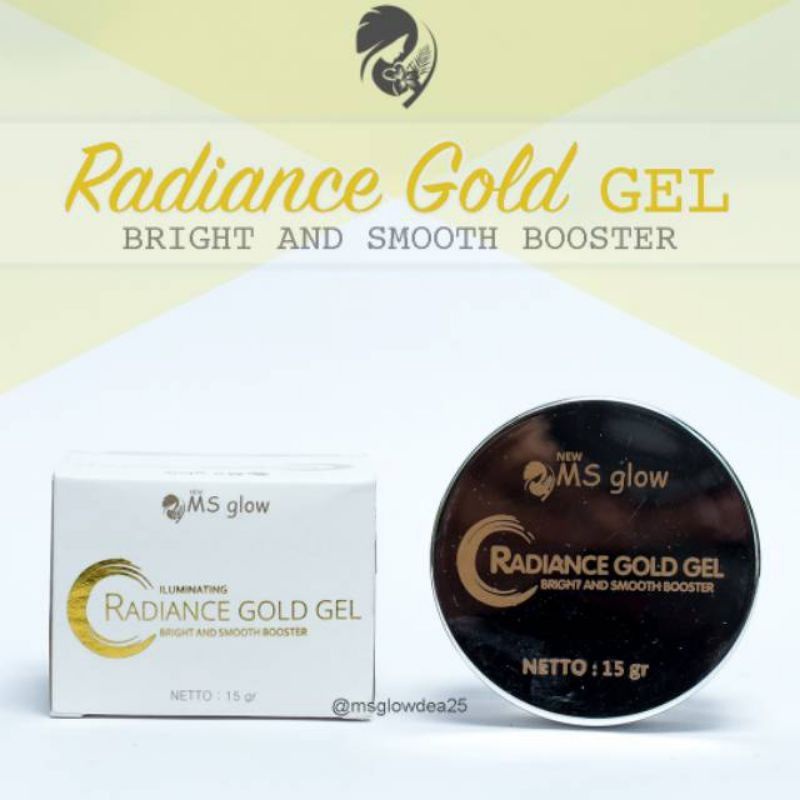 Radiance gold gel ms glow / ms glow gold / gold jelly / radiance gold / ms glow