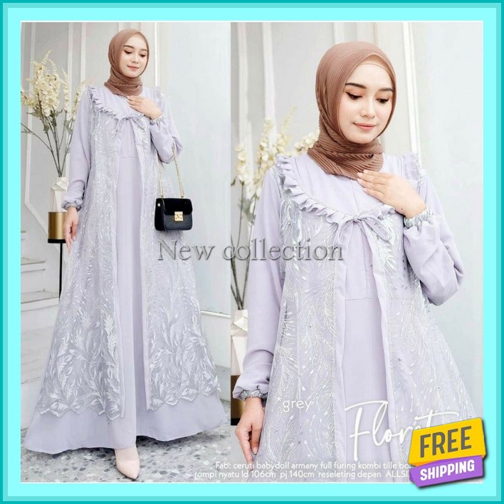 Maxy Gamis Wanita Terbaru Terbaru2022 Elegan Pakaian Gsmis Syar'I Korea Syari Premium Bj Fashion Ter