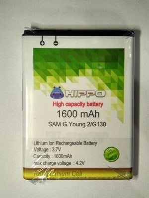 Baterai Samsung Galaxy Young 2 G130 1600 mAh Garansi Resmi Hippo