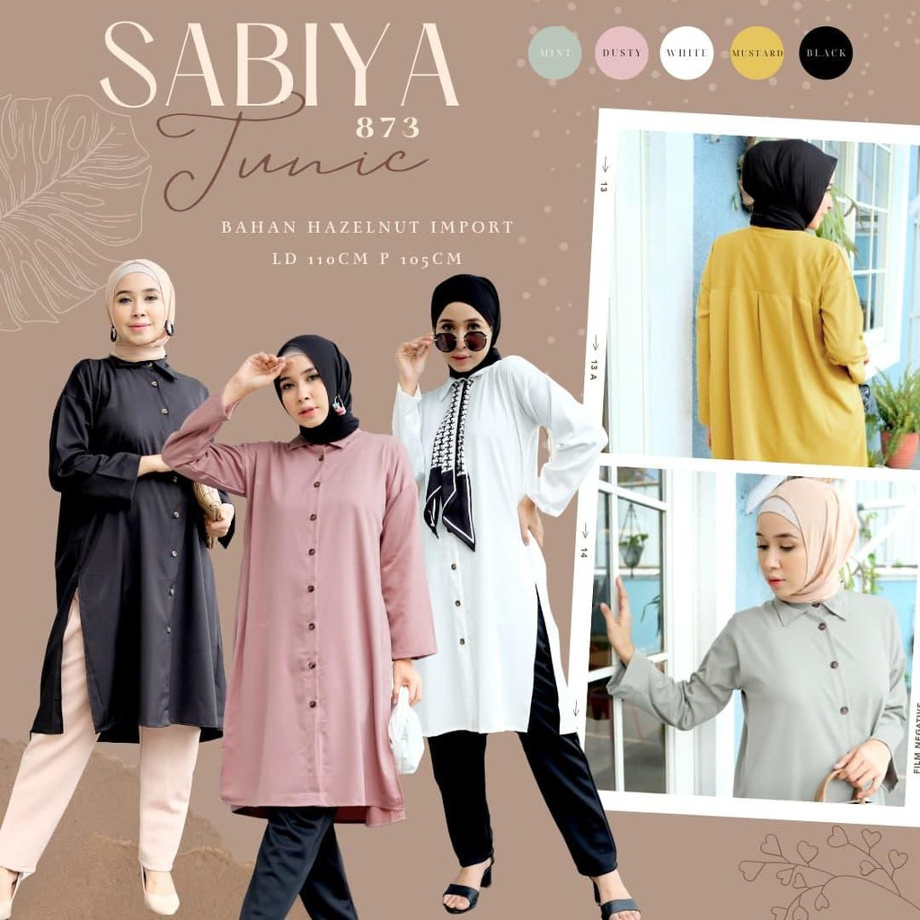 SABIYA TUNIC / TUNIK / ATASAN KERJA / ATASAN WANITA