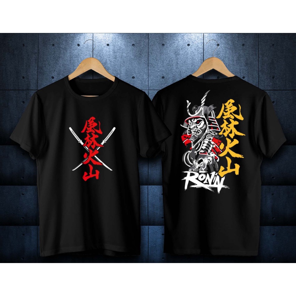 Baju Kaos Tshirt Pria Ronin Distro Keren Lengan Pendek Motif Sablon Bergambar Kaos Murah Baju Bandun