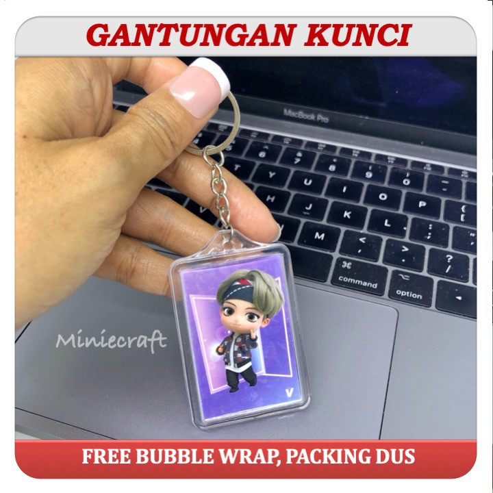 GANCI - GANTUNGAN KUNCI AKRILIK TINY TAN BTS