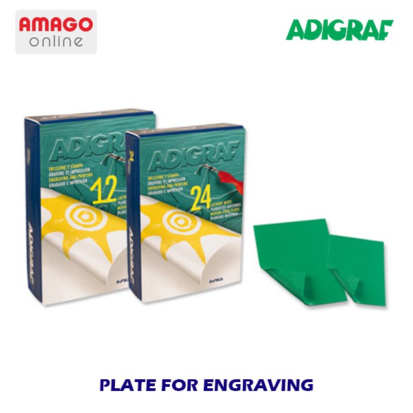 ADIGRAF - ENGRAVING PLATE - MEDIUM SIZE - 24 PCS - 386400