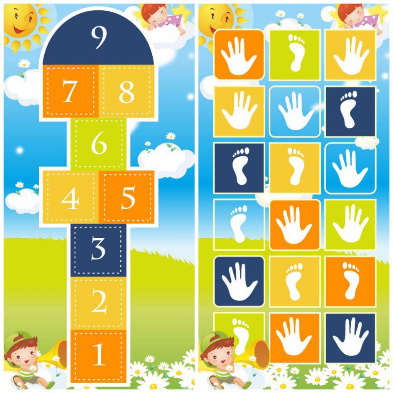 playmate jejak kaki tangan + engklek