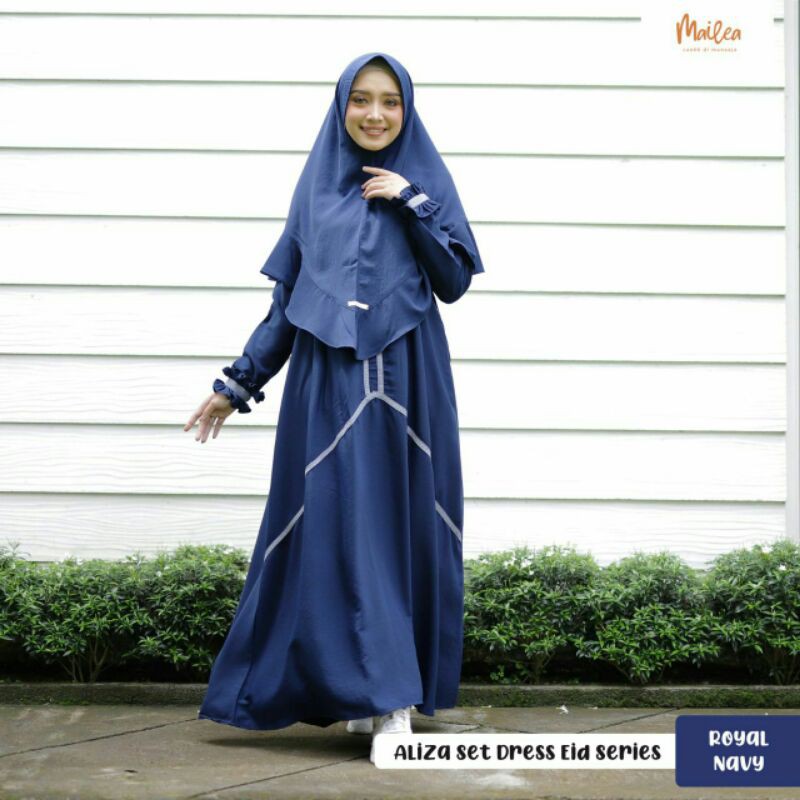Alisa gamis busui syari/gamis premium mailea
