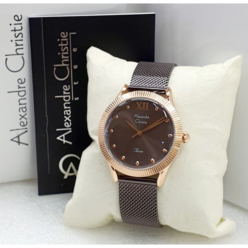 JAM TANGAN ALEXANDRE CHRISTIE 2859 RANTAI PASIR ORIGINAL