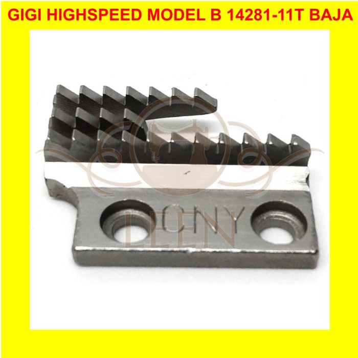 Gigi B Mesin Jahit High Speed 12481-11T CNY Baja Industri 3 Baris LEEN