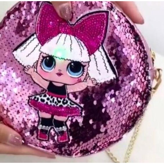 ☀ (lolipop)Tas LOL anak/dewasa Blink LED UK 18x18 ❈