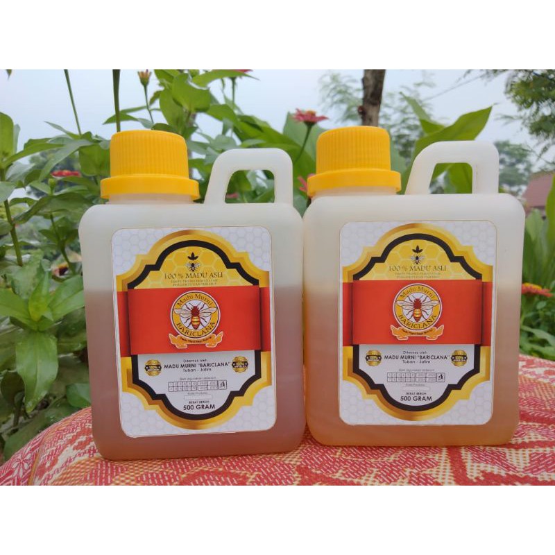 

MADU MURNI BARICLANA 100% ASLI NEKTAR BUNGA KEMASAN 500 GRAM