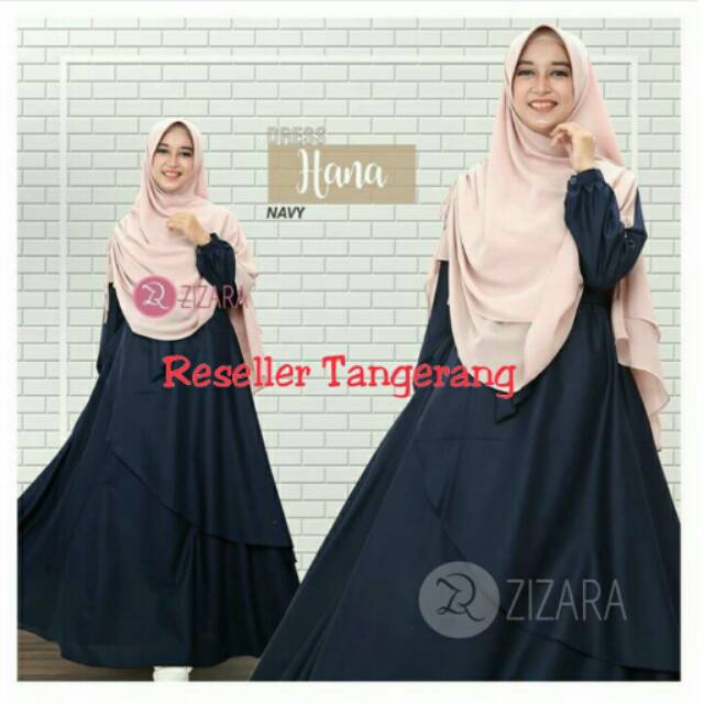 HANA DRESS NAVY ZIZARA