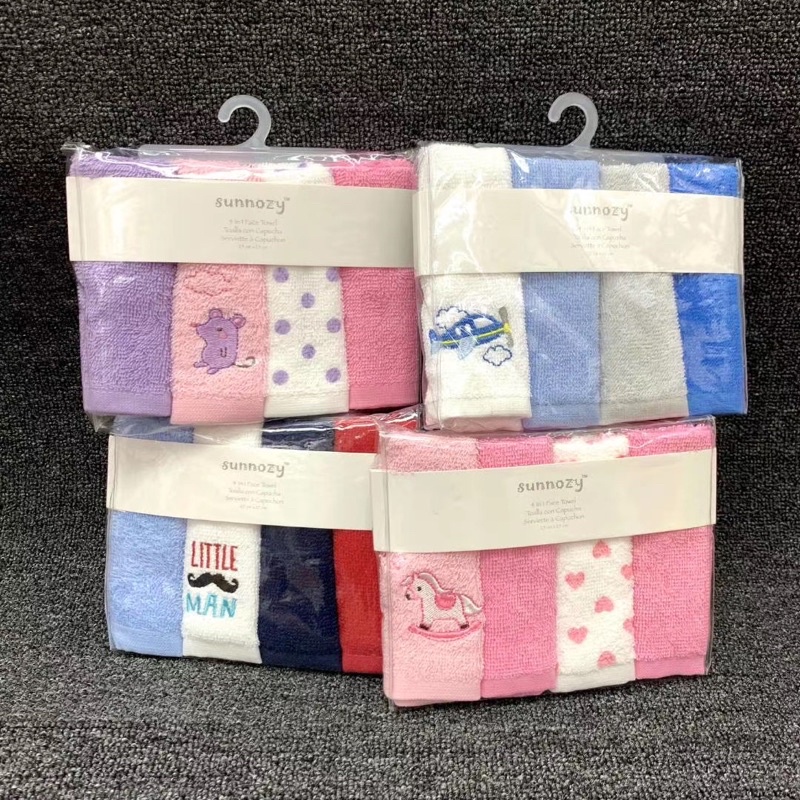 BABY K2 - Handkerchief sapu tangan / handuk kecil baby isi 4 pcs kode 00124