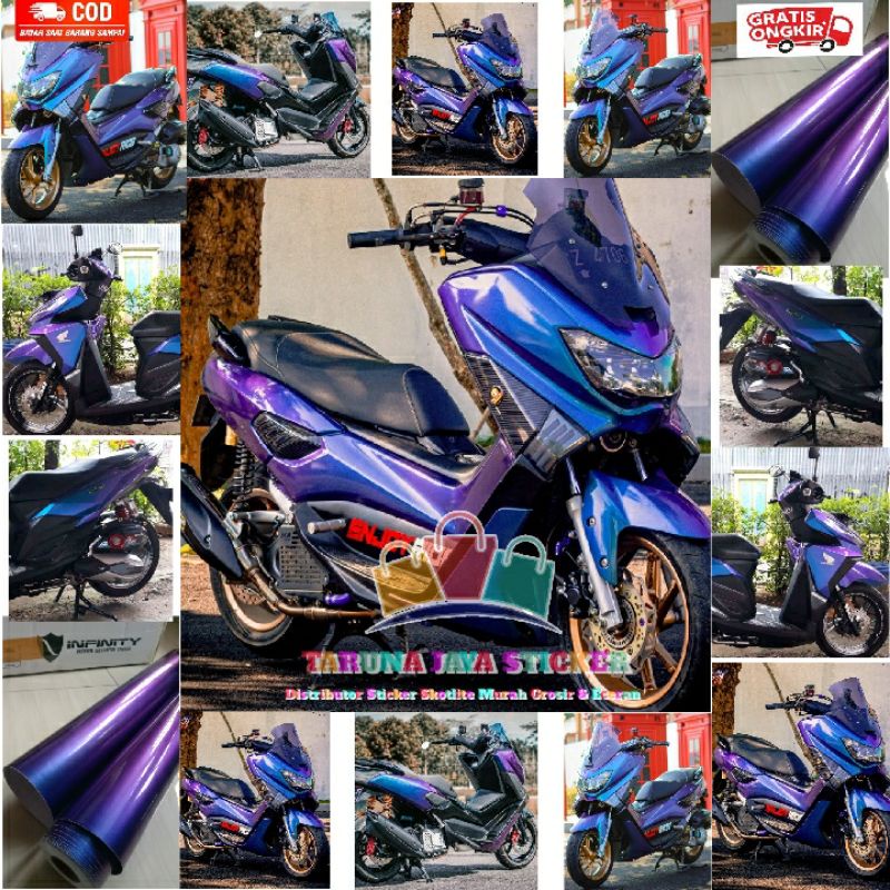 Stiker Skotlet Bunglon Chameleon Glossy Stiker Decal Motor Bunglon Sticker Skotlet Decal Bunglon Cha
