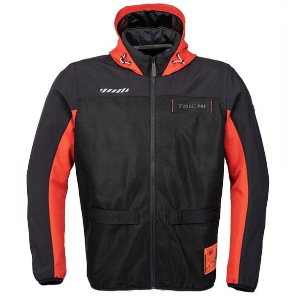 TAICHI JAKET RSJ334 BLACK ORANGE | JAKET RIDING | ORIGINAL TAICHI 100%