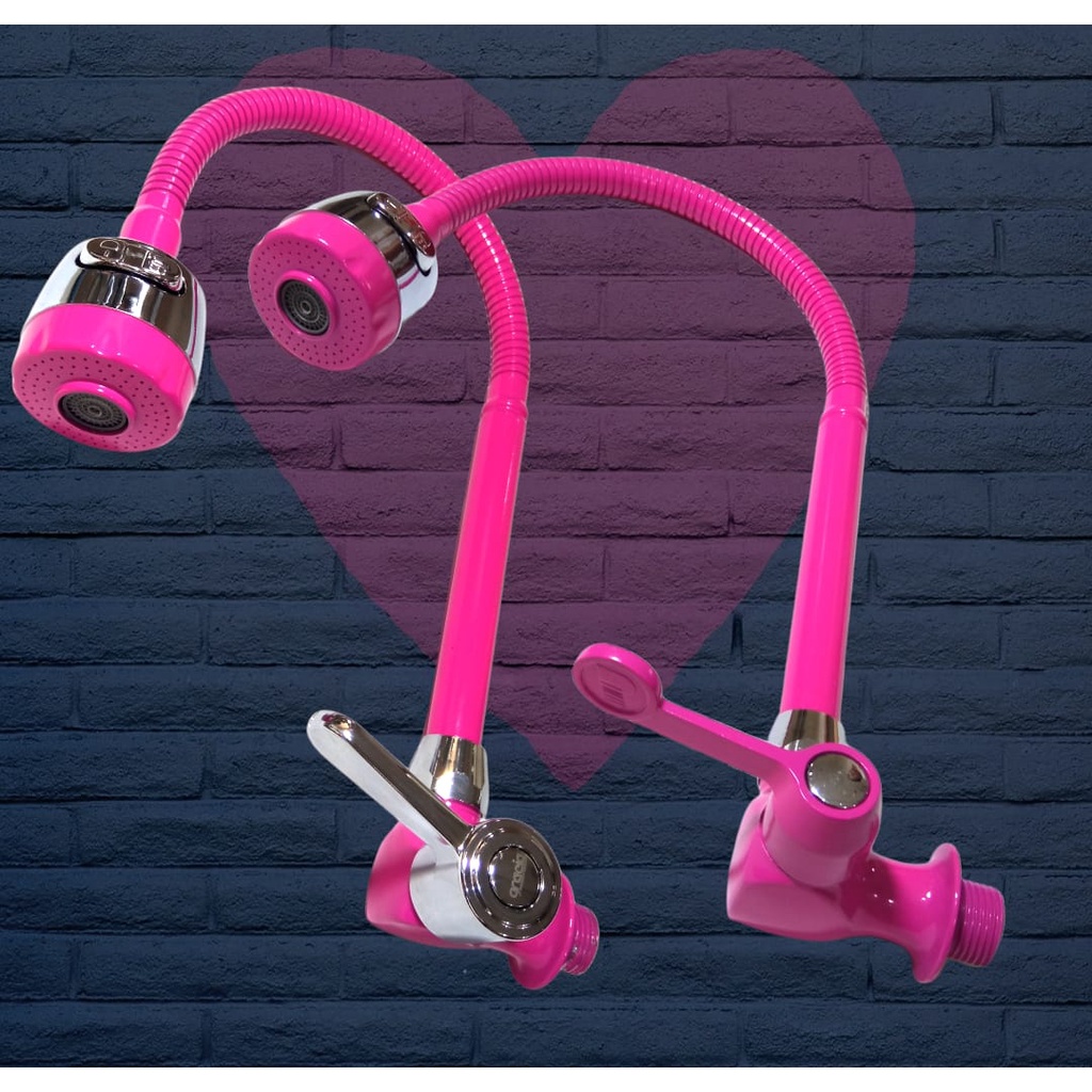 kran Cuci Piring Warna Pink Variasi Handel Drad 1/2"