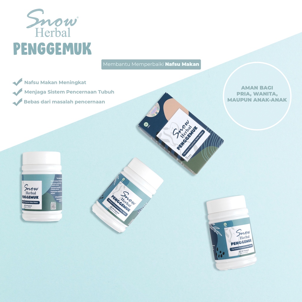 Snow Herbal Penggemuk Badan Alami