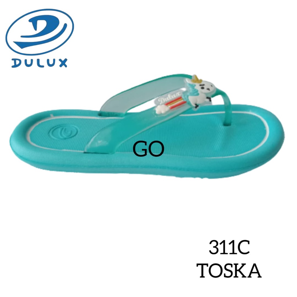 sogo DULUX 311DC Sandal Jepit Anak Perempuan Motif Kuda Pony Flip Flop Sandal Anak Karakter Lucu